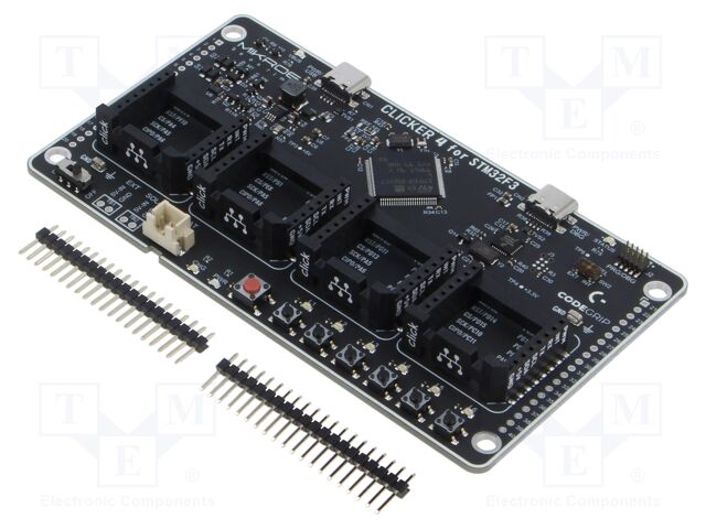 Dev.kit: ARM ST; Components: STM32F302VCT6; Add-on connectors: 4