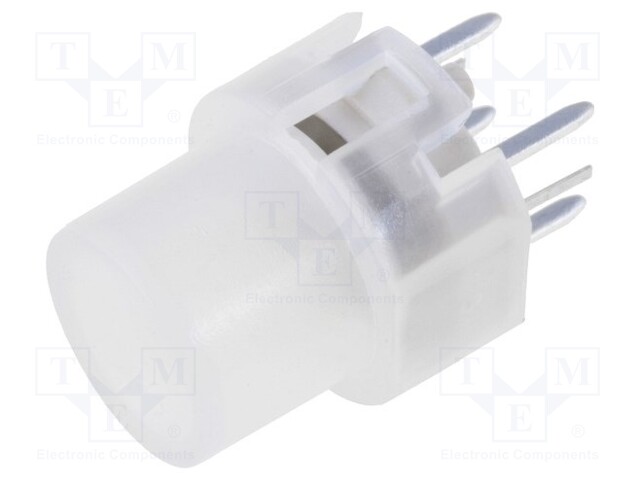 Switch: keypad; Pos: 2; SPST-NO; 0.01A/35VDC; colourless; yellow