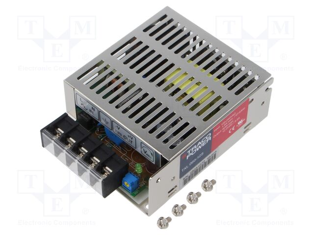 Power supply: switched-mode; modular; 60W; 12VDC; 99x82x35mm; 5A