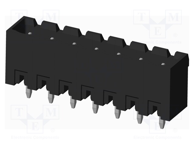 Connector: pluggable terminal block; socket; male; on PCBs