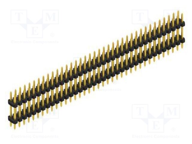 Connector: pin strips; pin header; male; PIN: 74; 2mm; THT; 2x37