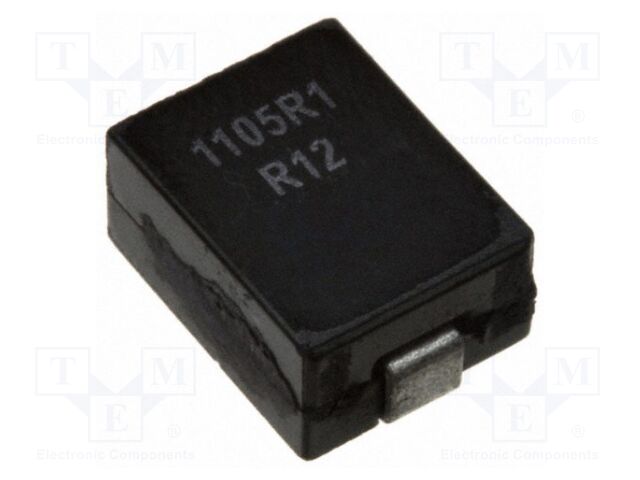 Inductor: wire; SMD; 120nH; Ioper: 46A; Isat: 50A; 11x8x4.9mm; 350uΩ