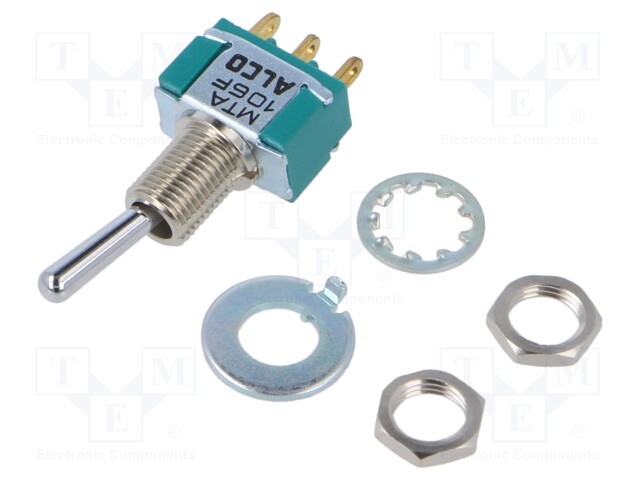 Switch: toggle; Pos: 2; SPDT; ON-(ON); 3A/250VAC; 4A/28VDC; -20÷80°C