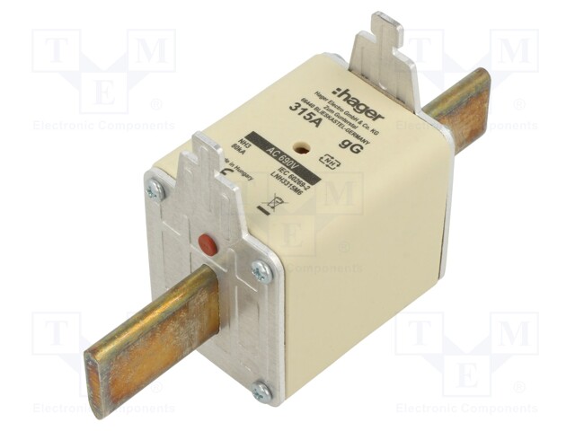 Fuse: fuse; gG; 315A; 690VAC; industrial; NH3
