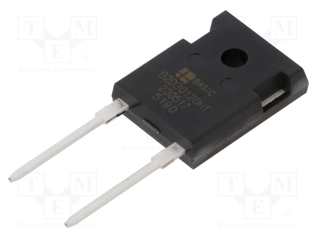Diode: Schottky rectifying; SiC; THT; 1.2kV; 30A; TO247-2; tube