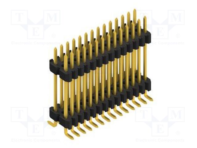 Connector: pin strips; pin header; male; PIN: 28; 1.27mm; SMT; 2x14