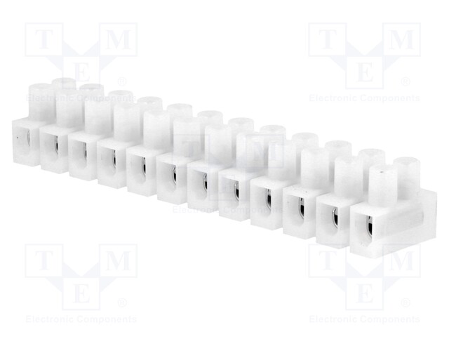 Terminal block; screw terminal; ways: 12; 0.5÷2.5mm2; 450V; 24A