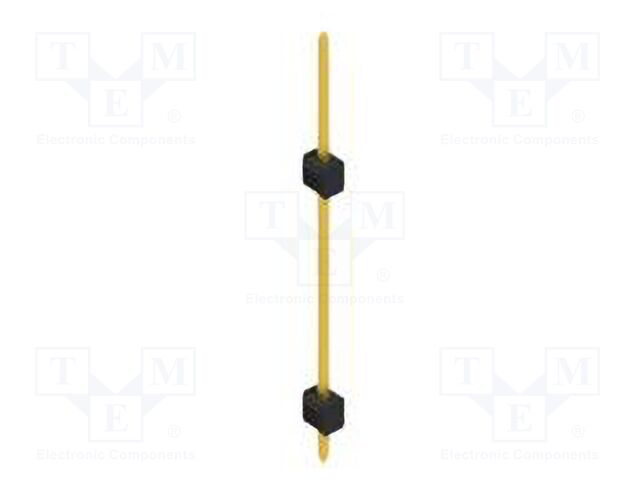 Connector: pin strips; pin header; male; PIN: 1; 2.54mm; THT; 1x1
