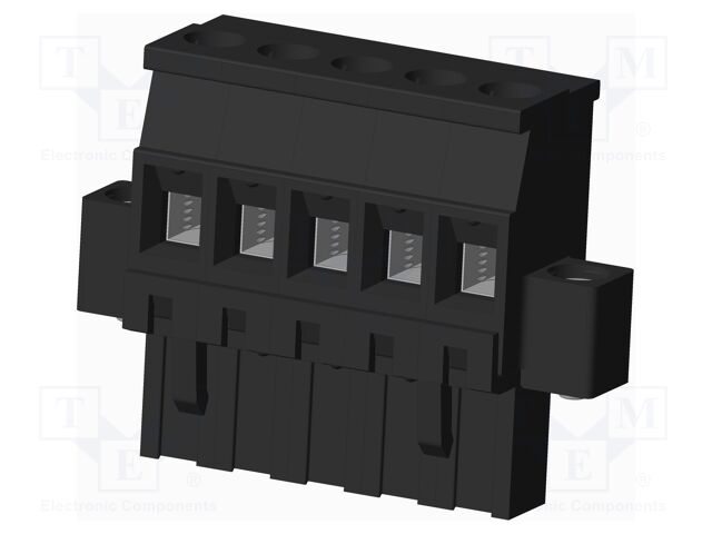 Connector: pluggable terminal block; plug; female; angled 90°