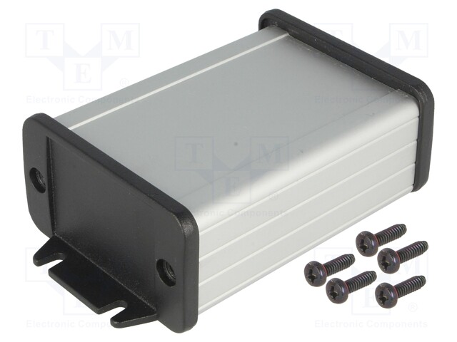 Enclosure: with panel; with fixing lugs; 1457; X: 59mm; Y: 80mm