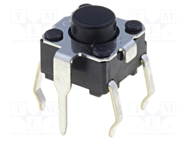 Microswitch TACT; SPST-NO; Pos: 2; 0.05A/24VDC; THT; none; 0.98N
