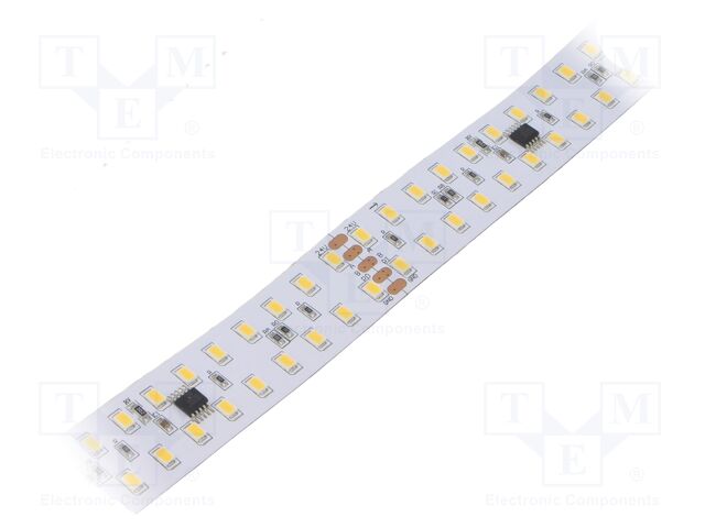 LED tape; white neutral; 2835; 24V; LED/m: 240; 20mm; white PCB