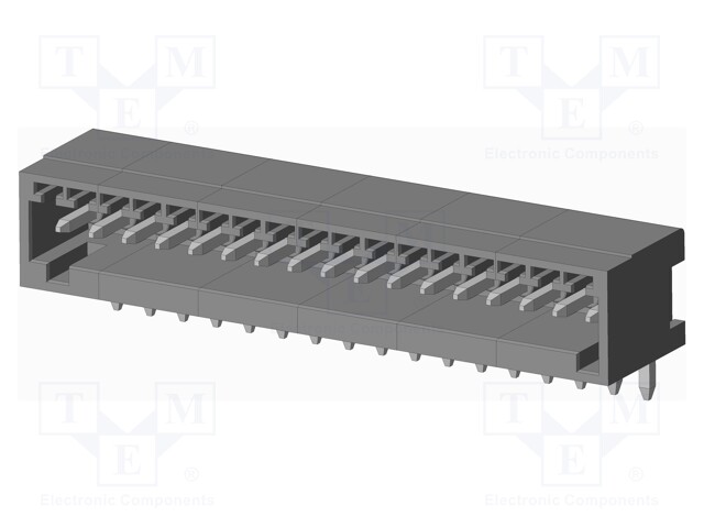 Connector: pluggable terminal block; socket; male; on PCBs