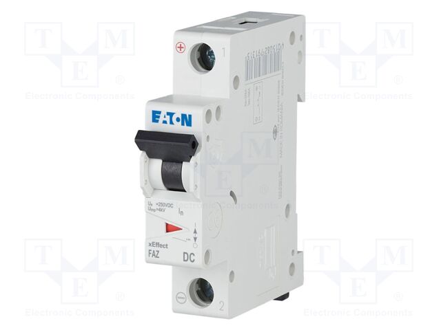 Circuit breaker; 250VDC; Inom: 25A; Poles: 1; Charact: K; 10kA; IP20