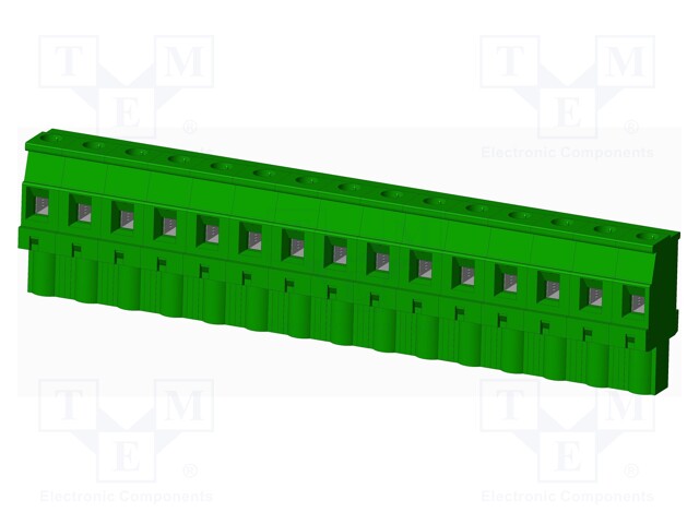 Connector: pluggable terminal block; plug; female; angled 90°