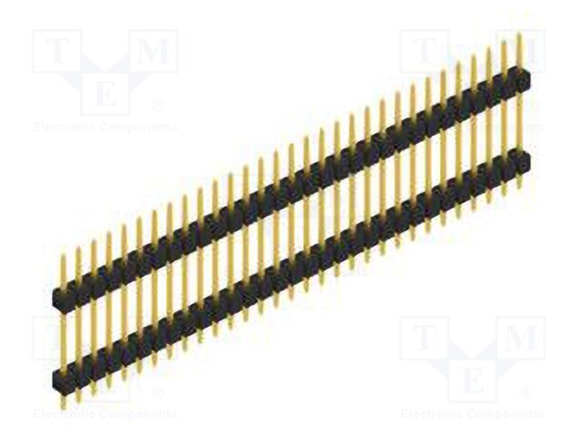 Connector: pin strips; pin header; male; PIN: 31; 2.54mm; THT; 1x31