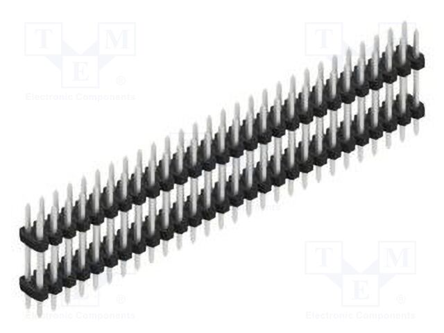 Connector: pin strips; pin header; male; PIN: 56; 2mm; THT; 2x28