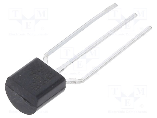 Transistor: PNP; bipolar; 65V; 0.1A; 500mW; TO92