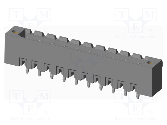 Connector: pluggable terminal block; socket; male; on PCBs