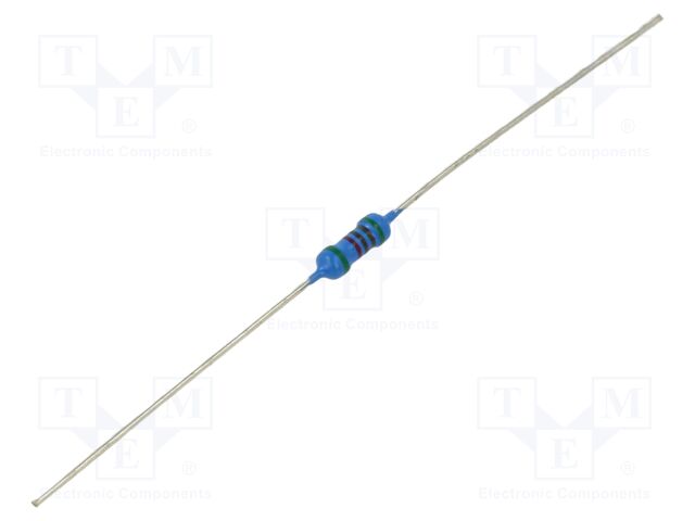 Resistor: metal film; THT; 51.1kΩ; 250mW; ±0.5%; MFR; 250V; 10ppm/°C