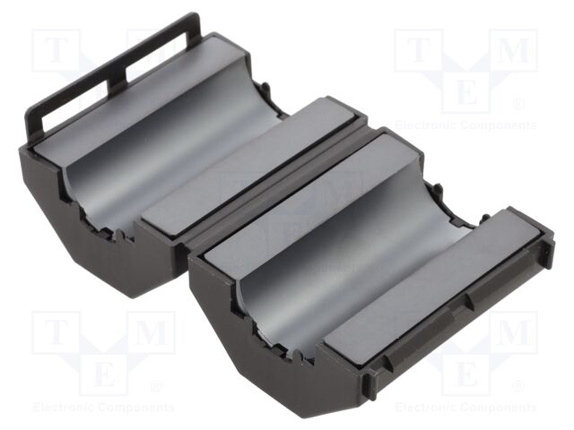 Ferrite: two-piece; on round cable; 44; 0÷85°C; 367Ω; 100MHz