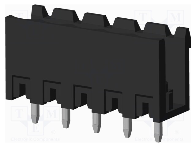 Connector: pluggable terminal block; socket; male; on PCBs