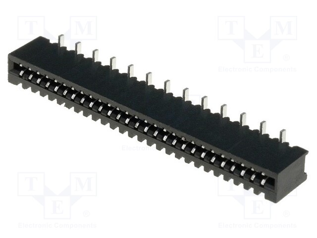 Connector: FFC (FPC); vertical; PIN: 27; NON-ZIF; SMT; tinned; 20mΩ