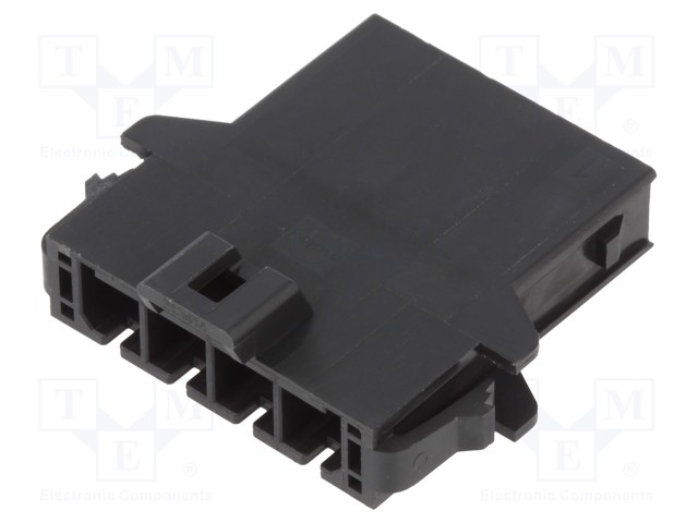 Plug; wire-wire; male; Mega-Fit; 5.7mm; PIN: 4; Layout: 1x4