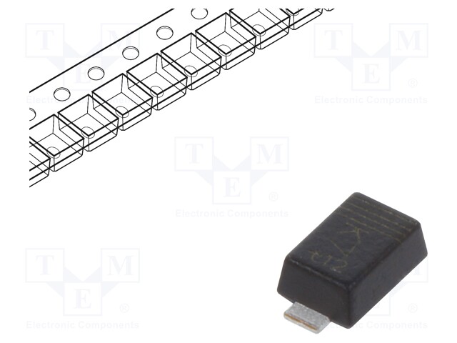 Diode: Schottky rectifying; SMD; 100V; 1.4A; 3.7ns; SOD123W,CFP3