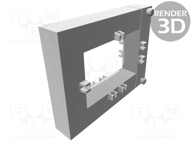 Current transformer; Series: DM; I AC: 800A; 7.5VA; 142x50x184mm