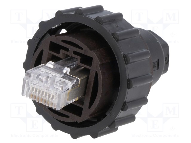 Plug; RJ45; CPC; PIN: 8; Cat: 5e; shielded; Layout: 8p8c; IP67; crimped