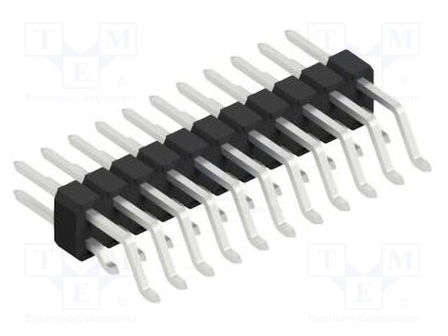 Connector: pin strips; pin header; male; PIN: 22; 2.54mm; SMT; 2x11