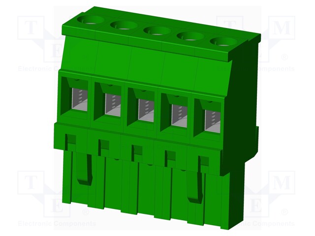 Connector: pluggable terminal block; plug; female; angled 90°