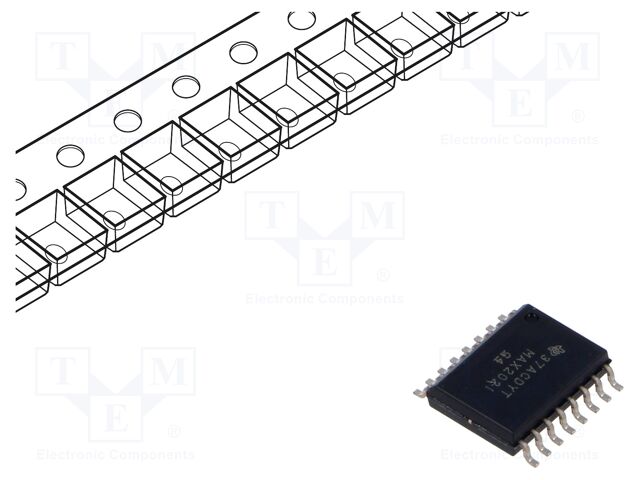 IC: interface; receiver,line driver; RS232; 120kbps; SOIC16