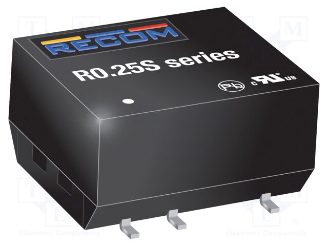 Converter: DC/DC; 0.25W; Uin: 10.8÷13.2V; Uout: 5VDC; Iout: 50mA; SMD