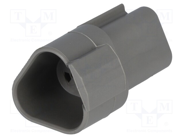 Connector: wire-wire; DT; plug; male; PIN: 3; IP68; Locking: latch