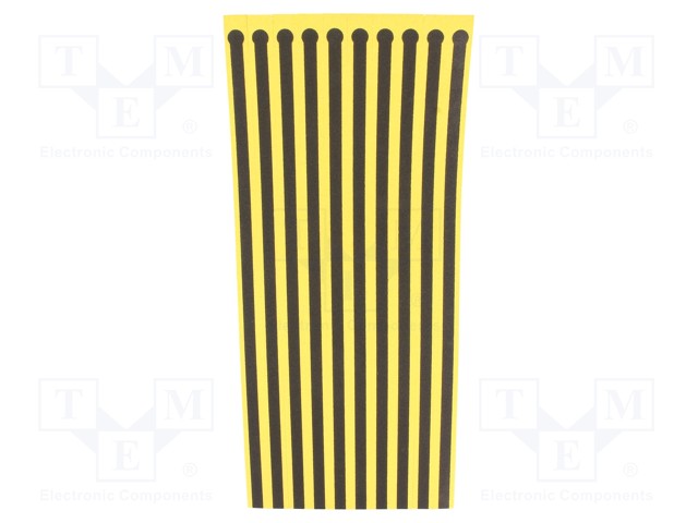 ESD shoe grounder; ESD; 300mm; 100pcs; yellow-black