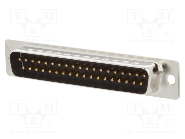 D-Sub; PIN: 37; male; soldering; for cable; gold flash