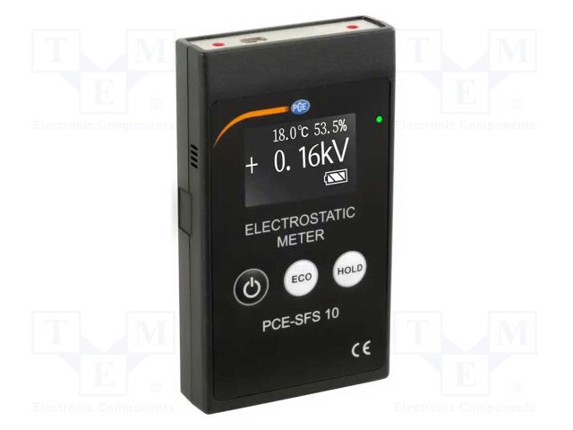 Meter: electrostatic field; Display: LCD; Illumin: yes; 0÷100%RH