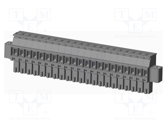 Connector: pluggable terminal block; plug; female; angled 90°