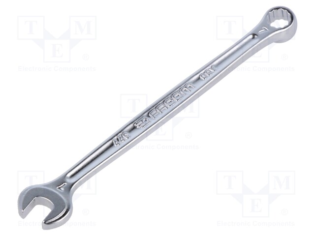 Wrench; combination spanner; 7mm; L: 122mm; satin