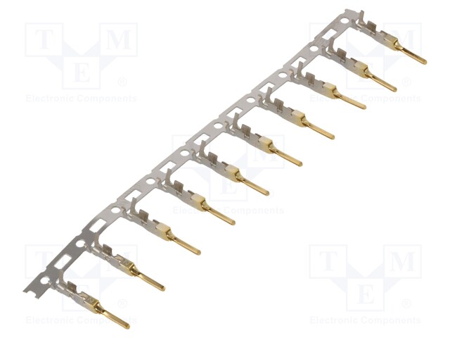 Contact; male; 0.3÷0.75mm2; J2000; nickel plated,gold flash; 4.6A