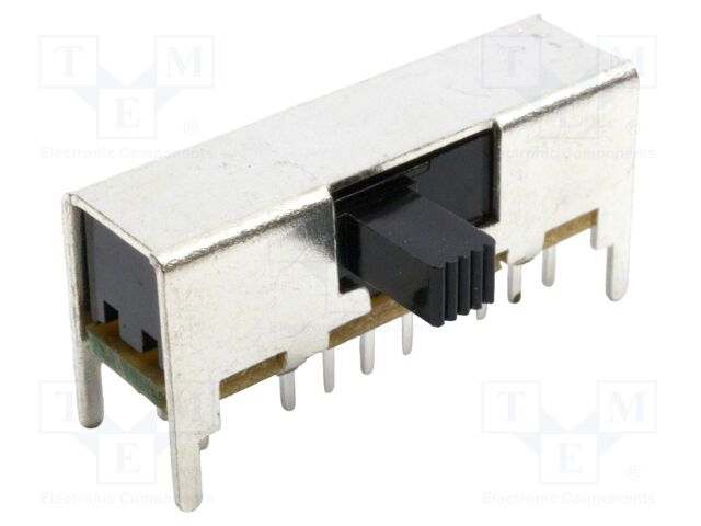 SWITCH, SLIDE, 4P3T, 200mA, 30V, PCB
