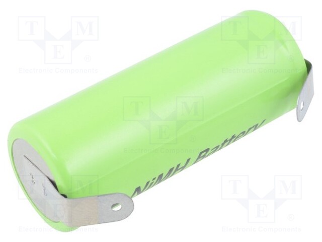 Re-battery: Ni-MH; 4/5A,4/5R23; 1.2V; 2100mAh; Ø17x43mm