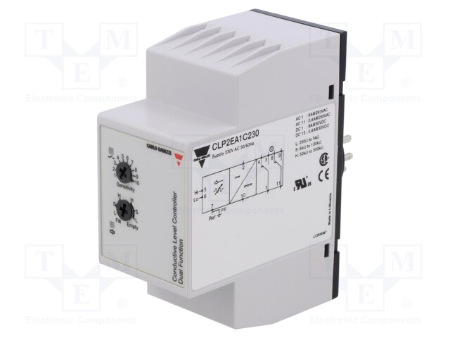 Module: level monitoring relay; conductive fluid level; 230VAC