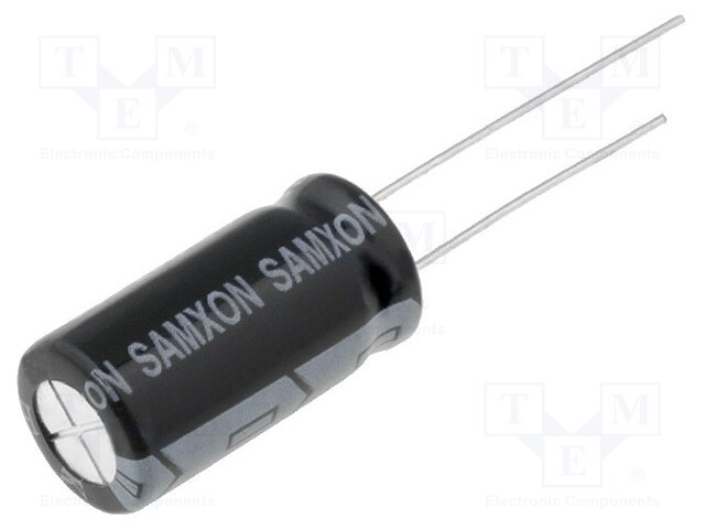 Capacitor: electrolytic; THT; 2200uF; 6.3VDC; Ø10x20mm; Pitch: 5mm