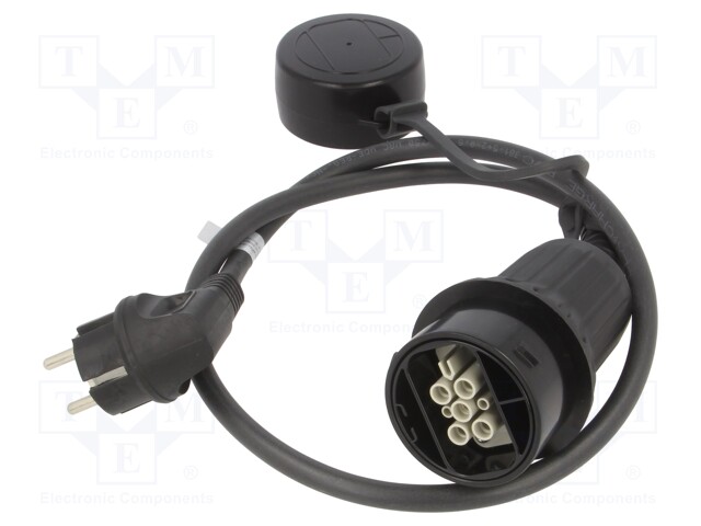 Cable: eMobility; 230V; 1.8kW; IP44; charging electric cars; 0.96m