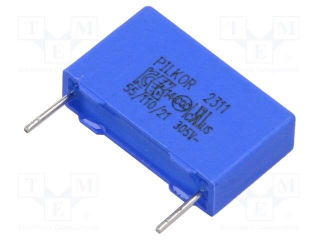 Capacitor: polypropylene; X2; 100nF; THT; ±10%; 15mm; -55÷105°C