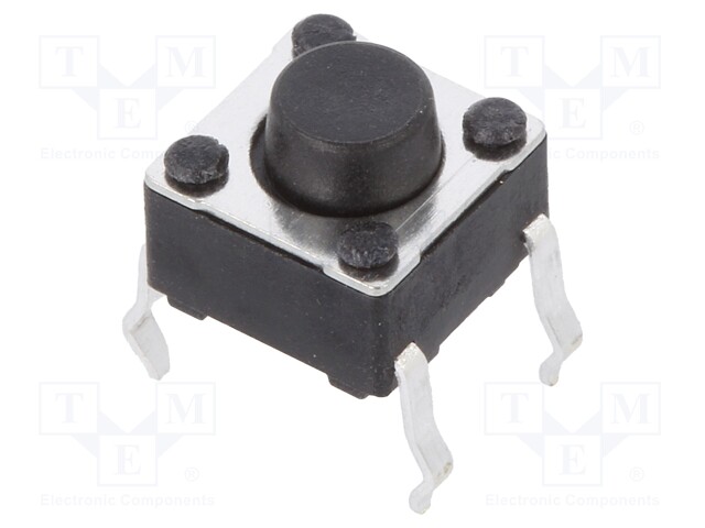 Microswitch TACT; SPST-NO; Pos: 2; 0.05A/12VDC; SMT; none; 1.6N
