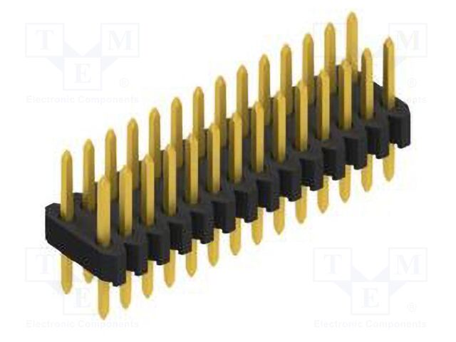 Connector: pin strips; pin header; male; PIN: 28; 1.27mm; THT; 2x14